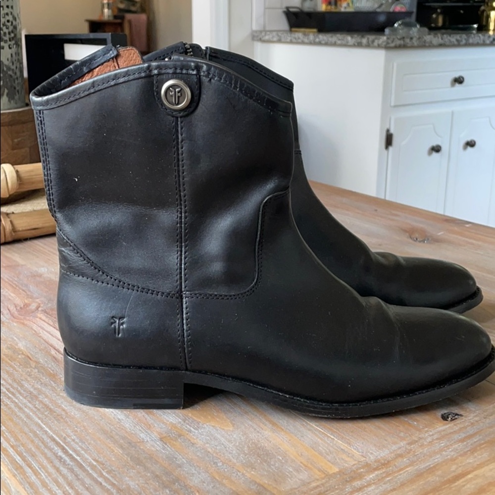 Frye Low Cut Black Boots